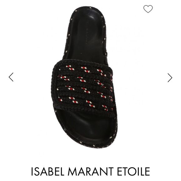 ISABEL MARANT Enki Rope Slide Sandals - Picture 2 of 12